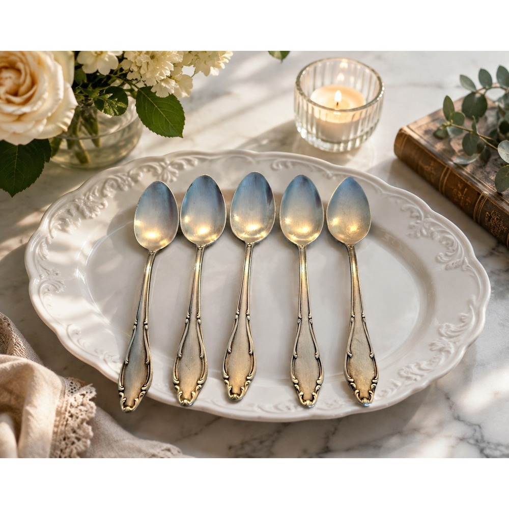 WELLNER  100 Silver Plated FLATWARE 5 Piece *821